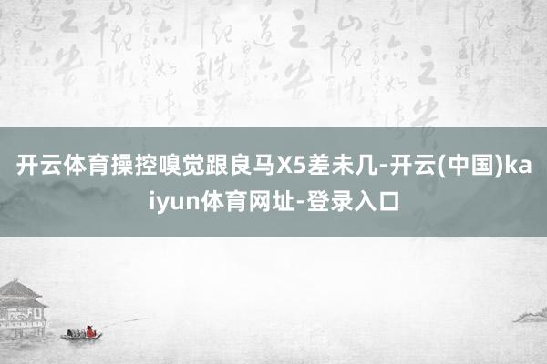 开云体育操控嗅觉跟良马X5差未几-开云(中国)kaiyun体育网址-登录入口