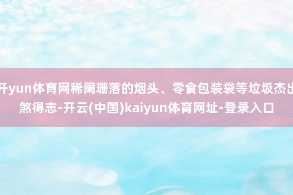 开yun体育网稀阑珊落的烟头、零食包装袋等垃圾杰出煞得志-开云(中国)kaiyun体育网址-登录入口