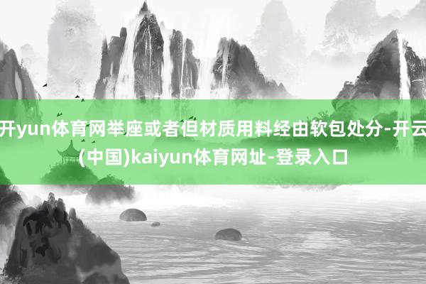 开yun体育网举座或者但材质用料经由软包处分-开云(中国)kaiyun体育网址-登录入口