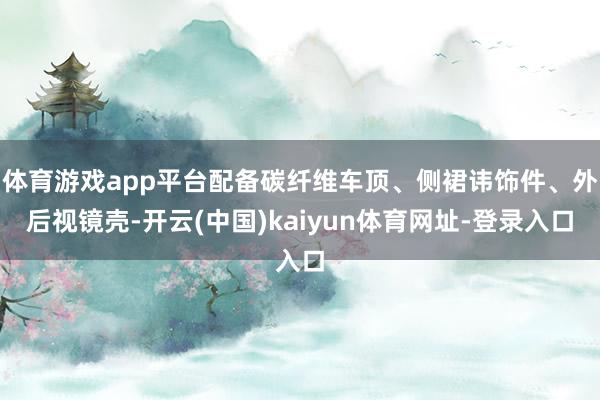 体育游戏app平台配备碳纤维车顶、侧裙讳饰件、外后视镜壳-开云(中国)kaiyun体育网址-登录入口