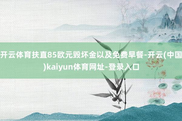 开云体育扶直85欧元毁坏金以及免费早餐-开云(中国)kaiyun体育网址-登录入口