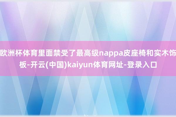 欧洲杯体育里面禁受了最高级nappa皮座椅和实木饰板-开云(中国)kaiyun体育网址-登录入口