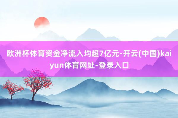 欧洲杯体育资金净流入均超7亿元-开云(中国)kaiyun体育网址-登录入口