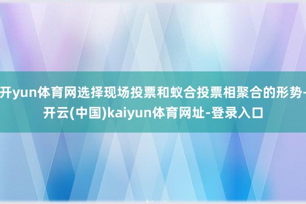 开yun体育网选择现场投票和蚁合投票相聚合的形势-开云(中国)kaiyun体育网址-登录入口